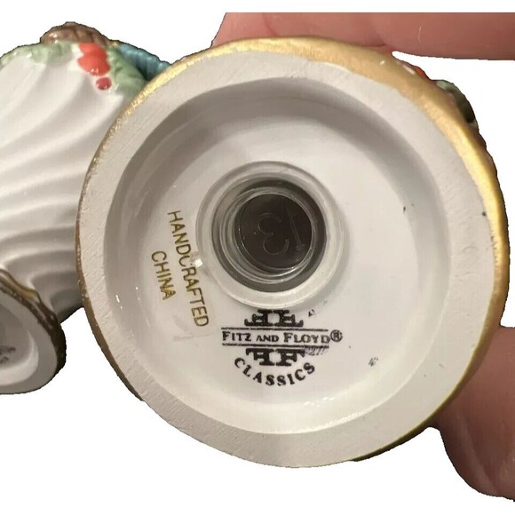 Fitz and Floyd Christmas‎ Classics HOLIDAY PINE Salt and Pepper Shaker Set. - Picture 3 of 5